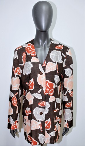 Vintage 80s collarless floral