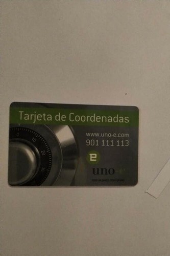 Spanish bank uno tarjeta de - bank, uno-e-tarjeta